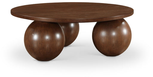 Fitch Oak Veneer Coffee Table in Brown - 99082Brown-CT