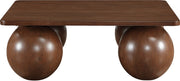 Fitch Oak Veneer Coffee Table in Brown - 99083Brown-CT