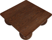 Fitch Oak Veneer Coffee Table in Brown - 99083Brown-CT