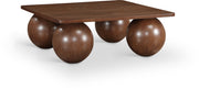 Fitch Oak Veneer Coffee Table in Brown - 99083Brown-CT