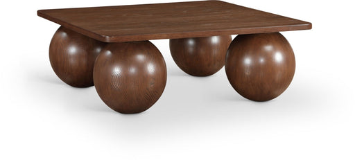 Fitch Oak Veneer Coffee Table in Brown - 99083Brown-CT