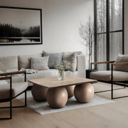 Fitch Oak Veneer Coffee Table in Natural - 99083Oak-CT