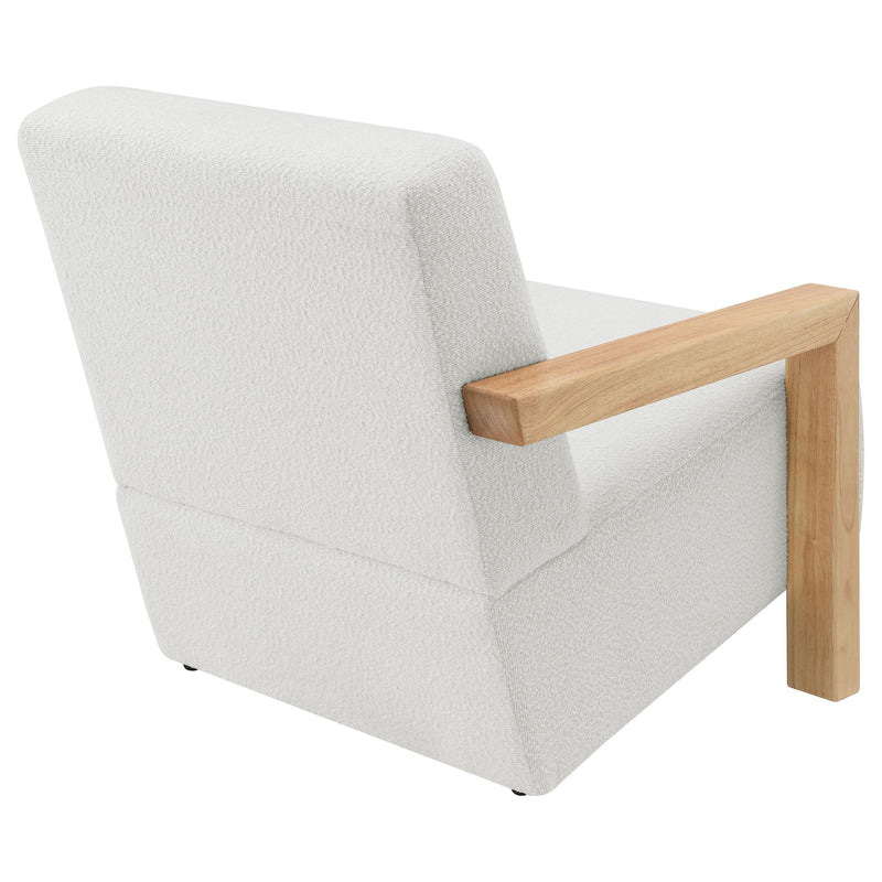 Fitzroy Boucle Upholstered Accent Arm Chair Ivory - 903094