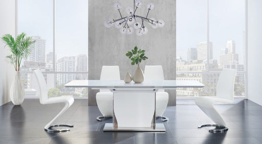 Flagler White Dining Set - Gate FurnitureDining Room Set