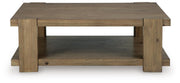 Flangren Light Brown Coffee Table - T553-1