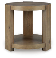 Flangren Light Brown End Table - T553-6