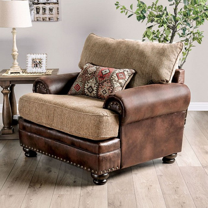 Fletcher Brown/Tan Chair - SM5148-CH