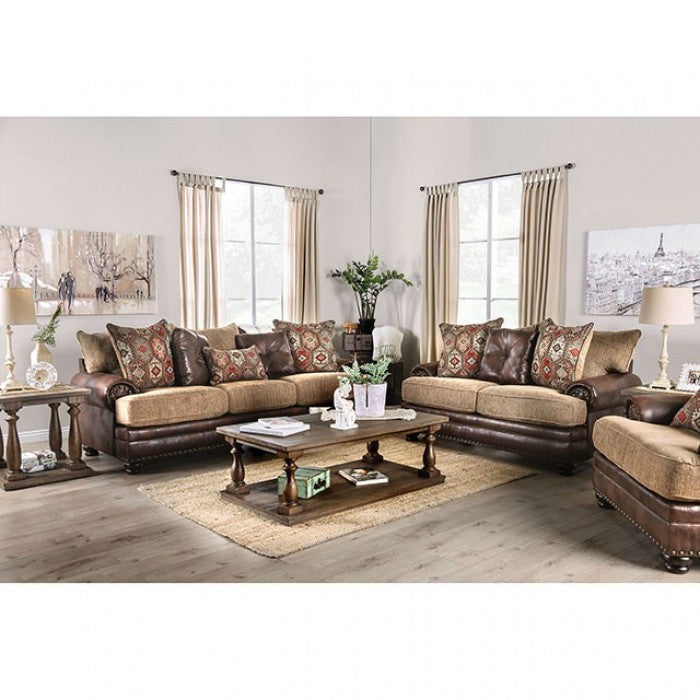 Fletcher Brown/Tan Sofa - SM5148-SF
