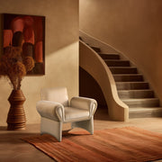 Fleurette Velvet Upholstered Accent Chair in Camel - 409Camel