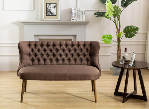 Flora Chocolate Bench - Gate FurnitureAccent Bench