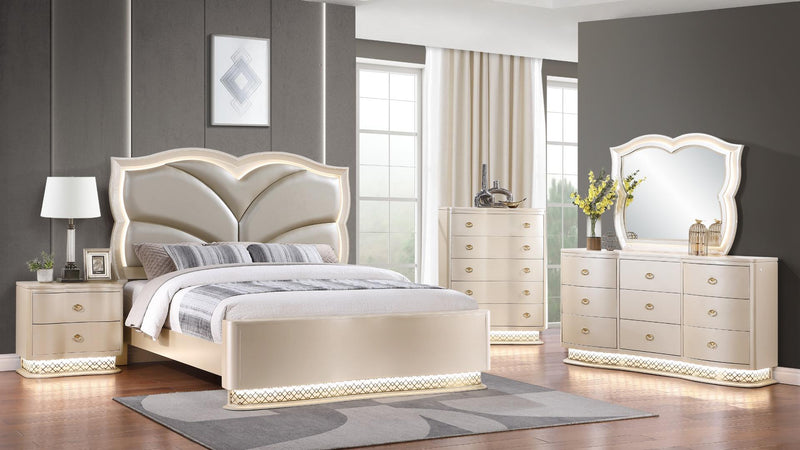 Flora King 5PC Bedroom Set - Flora King 5PC Bedroom Set