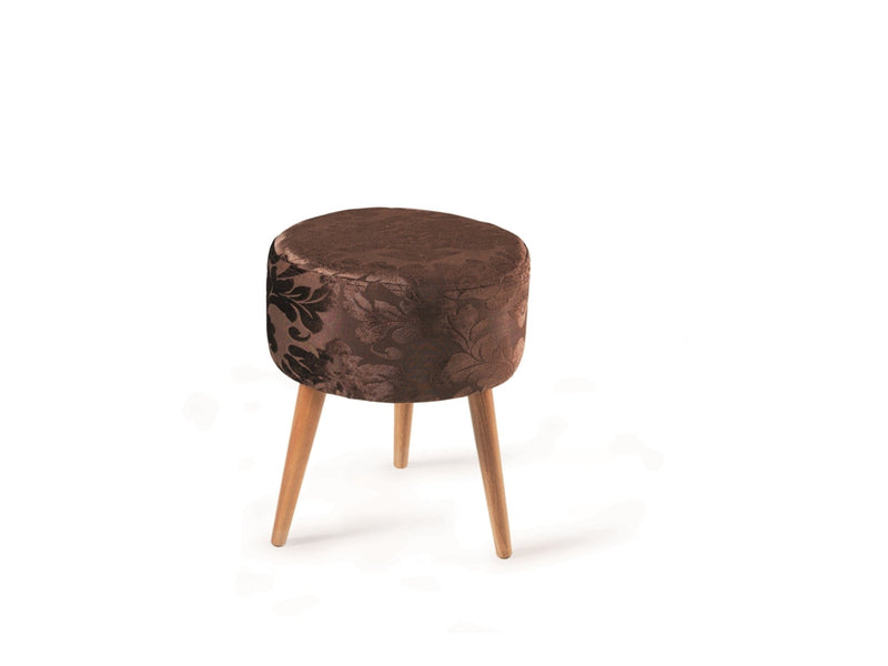 Flora Ottoman 101 in Brown - 790-FLO-101-BRO
