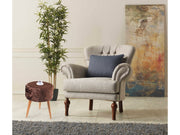 Flora Ottoman 101 in Brown - 790-FLO-101-BRO