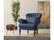 Flora Ottoman 101 in Brown - 790-FLO-101-BRO