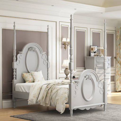 Flora Twin Bed W/Poster - BD02204T