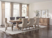 Florence 126-inch Extension Dining Table Rustic Honey - 180201