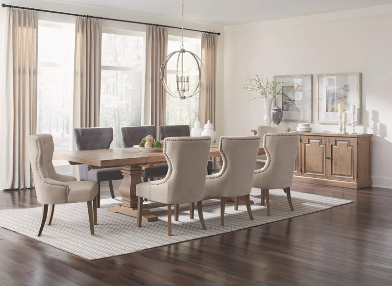 Florence 126-inch Extension Dining Table Rustic Honey - 180201