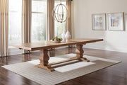 Florence 126-inch Extension Dining Table Rustic Honey - 180201
