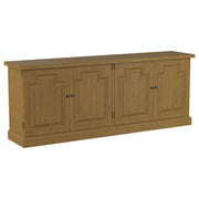Florence 4-door Dining Sideboard Buffet Cabinet Rustic Honey - 180205