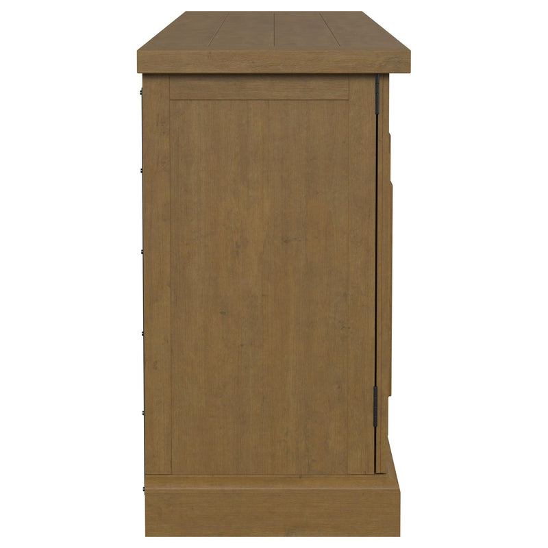 Florence 4-door Dining Sideboard Buffet Cabinet Rustic Honey - 180205