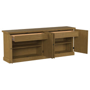 Florence 4-door Dining Sideboard Buffet Cabinet Rustic Honey - 180205