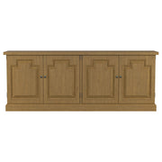 Florence 4-door Dining Sideboard Buffet Cabinet Rustic Honey - 180205