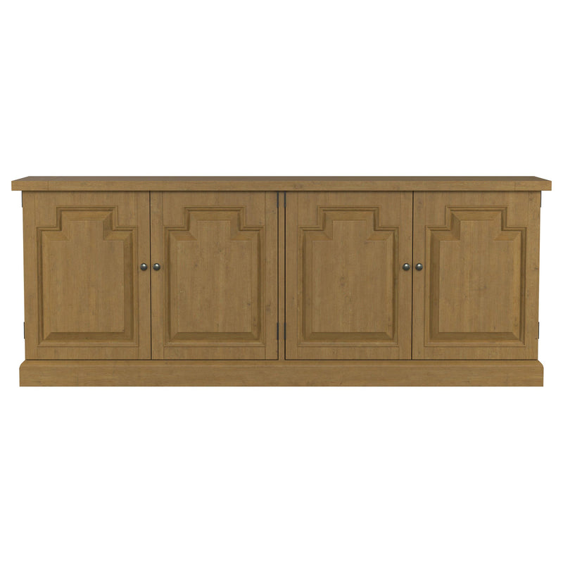 Florence 4-door Dining Sideboard Buffet Cabinet Rustic Honey - 180205