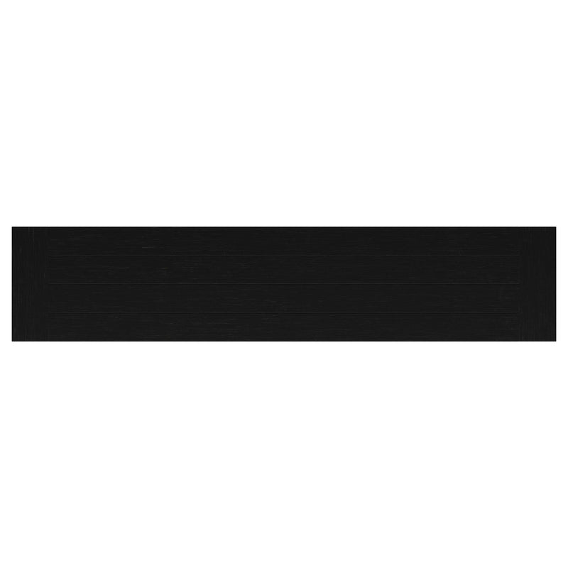 Florence 4-door Dining Sideboard Buffet Distressed Black - 115535