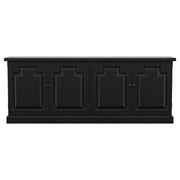 Florence 4-door Dining Sideboard Buffet Distressed Black - 115535