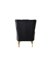 Florence Black Velvet Chair - FLORENCEBLACK-CHAIR