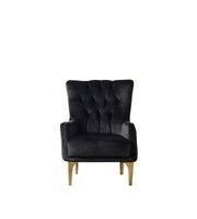 Florence Black Velvet Sofa 88" & Loveseat 64" - FLORENCEBLACK-SL