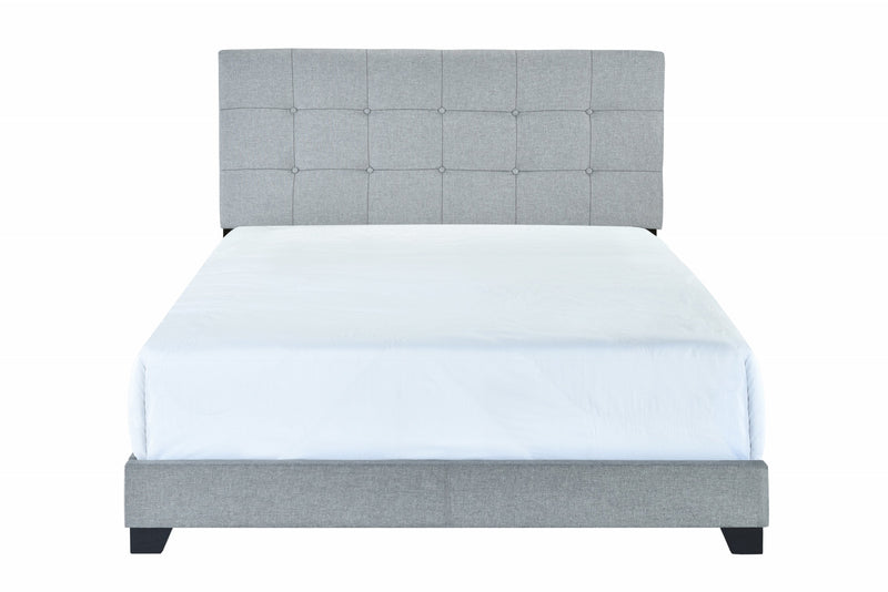 Florence Gray Upholstered Full Bed - Gate FurnitureFull Bed