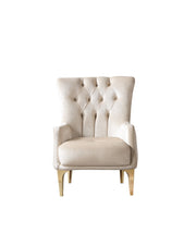 Florence Ivory Velvet Chair - FLORENCEIVORY-CHAIR