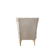 Florence Ivory Velvet Sofa 88" & Loveseat 64" - FLORENCEIVORY-SL