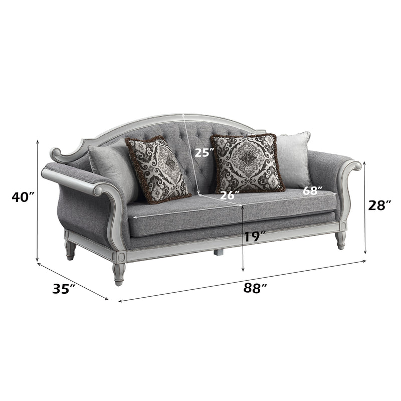 Florian Sofa W/4 Pillows - LV02119