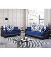 Florida Navy Blue Sleeper Living Room Set - Gate FurnitureLiving Room Set