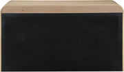 Fluted Solid Wood And Oak Veneer Dresser in Natural - 314Natural-D