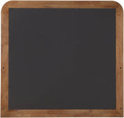 Fluted Solid Wood And Oak Veneer Mirror in Brown - 314Walnut-M