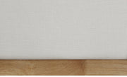 Flynn Linen Textured Fabric King Bed Cream - Gate FurnitureKing Bed