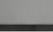 Flynn Linen Textured Fabric King Bed Grey - Gate FurnitureKing Bed