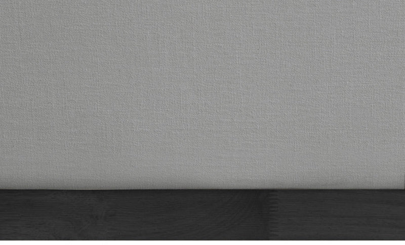 Flynn Linen Textured Fabric King Bed Grey - Gate FurnitureKing Bed