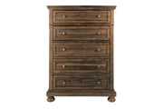 Flynnter Medium Brown Chest of Drawers - Gate FurnitureChest