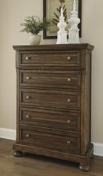 Flynnter Medium Brown Chest of Drawers - Gate FurnitureChest