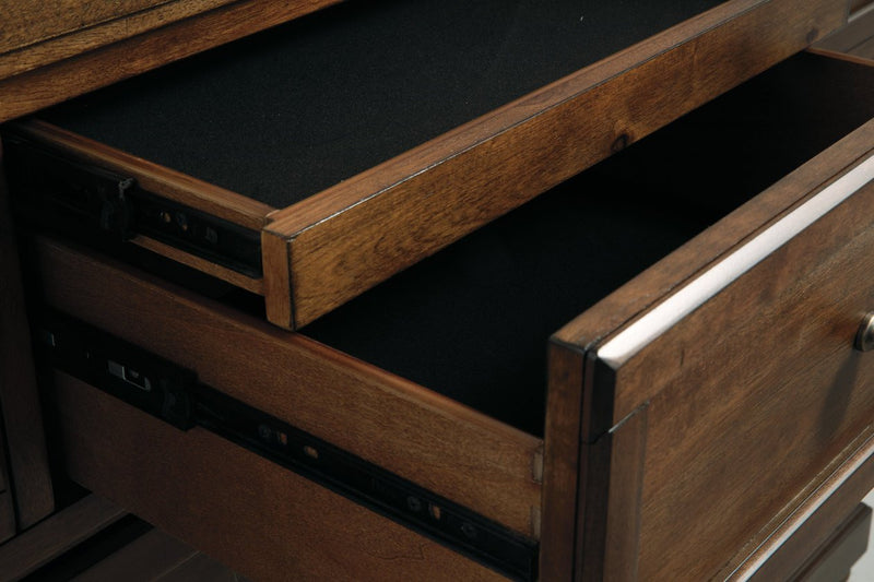 Flynnter Medium Brown Dresser - Gate FurnitureDresser