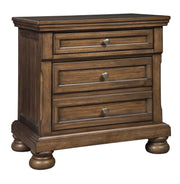 Flynnter Medium Brown Footboard Storage Platform Bedroom Set - Gate FurnitureBedroom Set