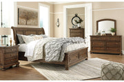 Flynnter Medium Brown Nightstand - Gate FurnitureNightstand
