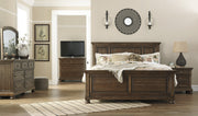 Flynnter Medium Brown Panel Bedroom Set - Gate FurnitureBedroom Set