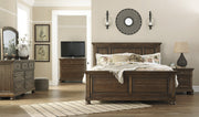 Flynnter Medium Brown Panel Bedroom Set - Gate FurnitureBedroom Set