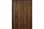 Flynnter Medium Brown Queen Panel Bed with 2 Storage Drawers - Gate FurnitureQueen Bed