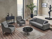 Focus 3-pieces (Sofa & Loveseat & Chair) Livingroom in Grey - 200-SER-FOC-PINAR18-321